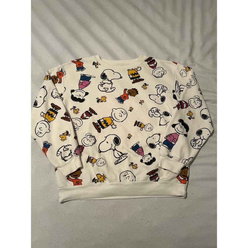Peanuts Snoopy & Friends Graphic Crewneck T-Shirt – Adult XL